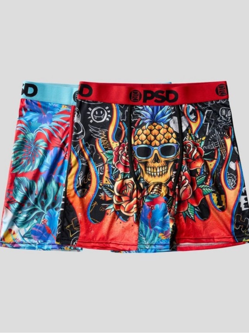 PSD Men's Tropical Pineapple Print Briefs